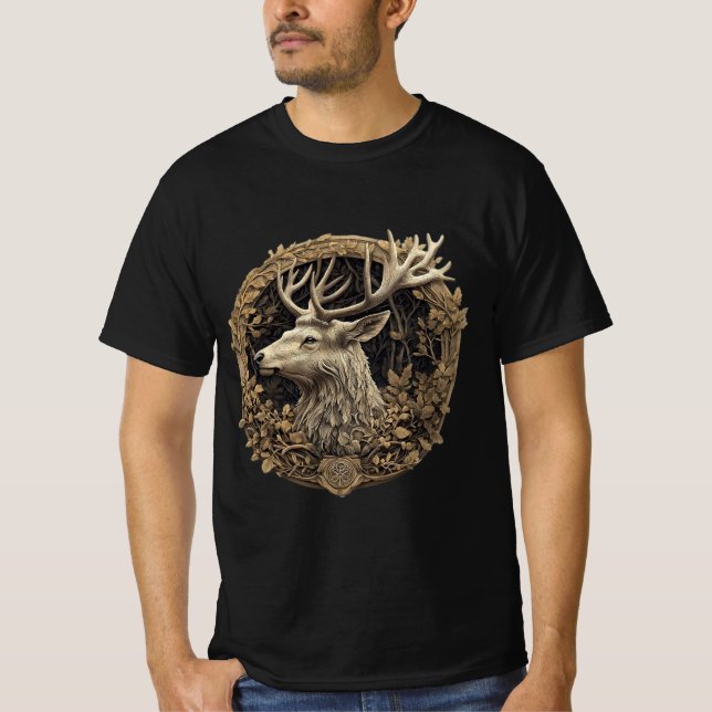 schwarzes T-Shirt (Vorderseite)