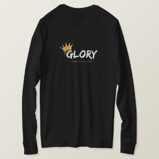 Schwarzes T-Shirt mit goldenem Design