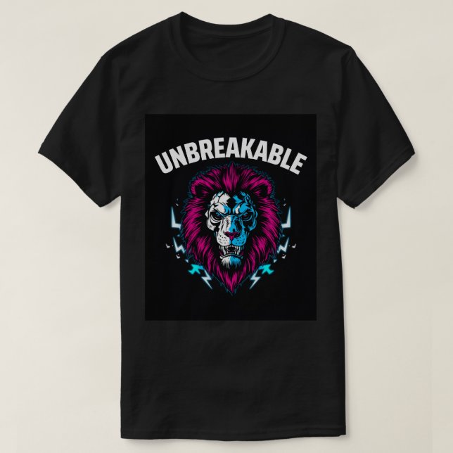 Schwarzes T-Shirt mit halben Ärmeln (Design vorne)