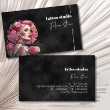 Schwarzes Tattoo-Studio