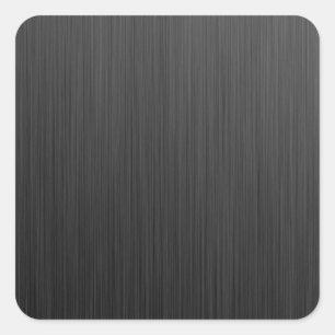 Schwarzes Titanium Quadratischer Aufkleber