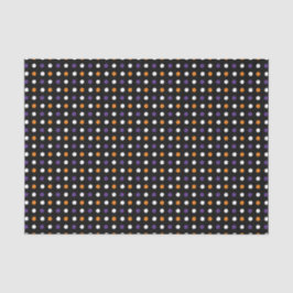 Schwarzes Tupfen-Halloween-Seidenpapier Seidenpapier