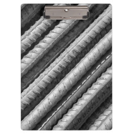 Schwarzes u. graues Rebar-Klemmbrett Klemmbrett