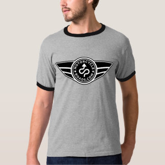 Schwarzes u. graues schwarzes MCR Logo Wecker T - T-Shirt