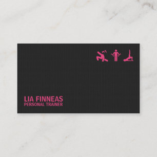 Schwarzes u. Rosa, persönliche Visitenkarte