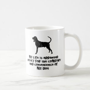 Schwarzes u. TANCoonhound Kaffeetasse