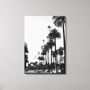 Schwarzes u. Weiß Los Angeless Beverly Hills Leinwanddruck