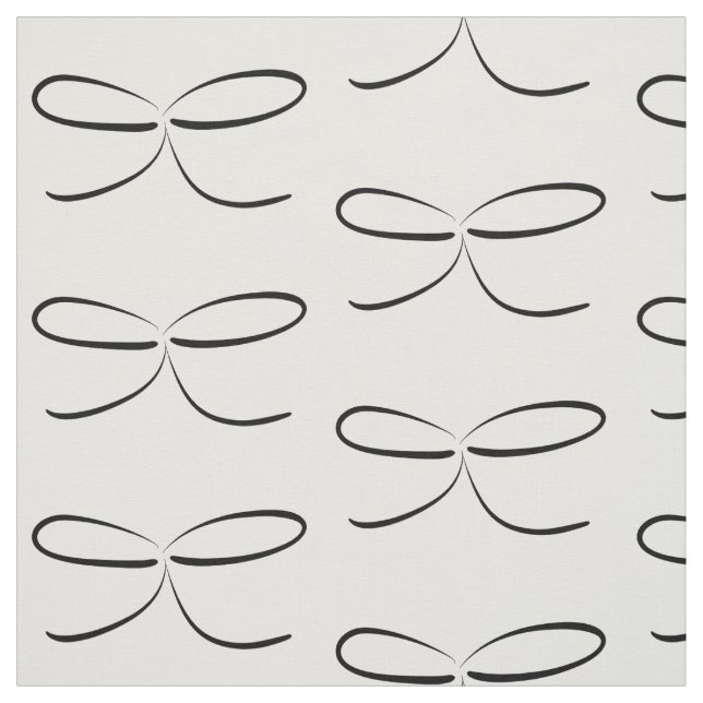 Schwarzes u. weißes Bogen-Gewebe Stoff (Muster)