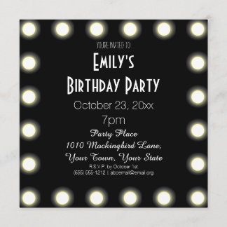 Schwarzes u. weißes einladung