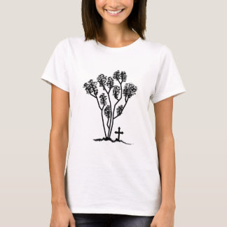 Schwarzes u. weißes Logo der Frauen des Baby-- T-Shirt