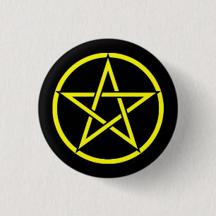 Schwarzes und gelbes button