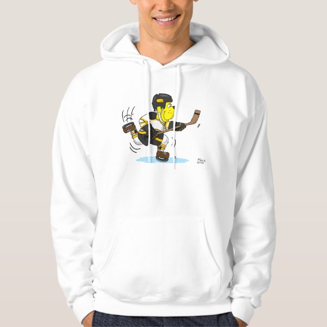 Schwarzes und Gold Hoodie (Vorderseite)