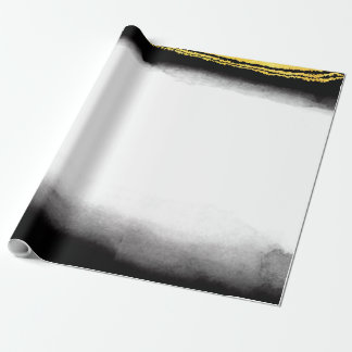 Schwarzes und Goldluxushintergrund 5 Geschenkpapier