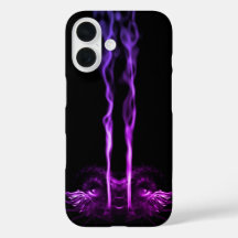 Schwarzes und Lila Drachenrauchen