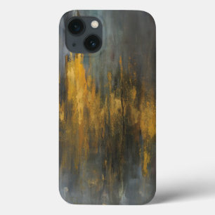 Schwarzes und NaI des Goldabstraktes Druck- iPhone 13 Hülle