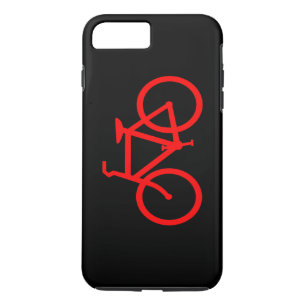 Schwarzes und rotes Fahrrad Case-Mate iPhone Hülle