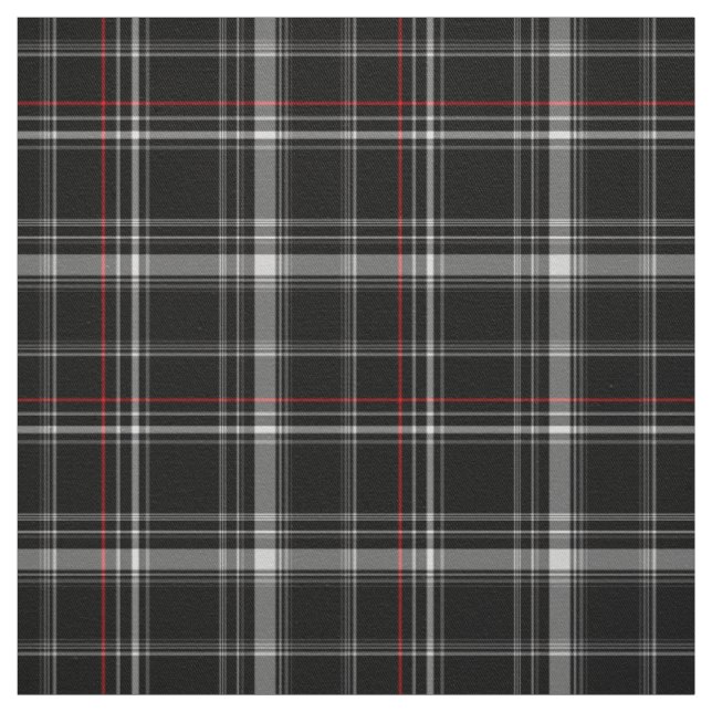 schwarzes und rotes kariertes stoff (Muster)