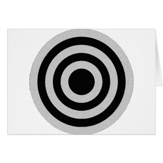 Schwarzes und silbernes Bullauge (Vorderseite (Horizontal))