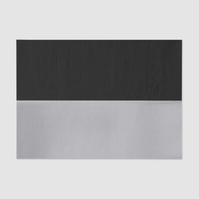 Schwarzes und silbernes Seidenpapier (Vorderseite)