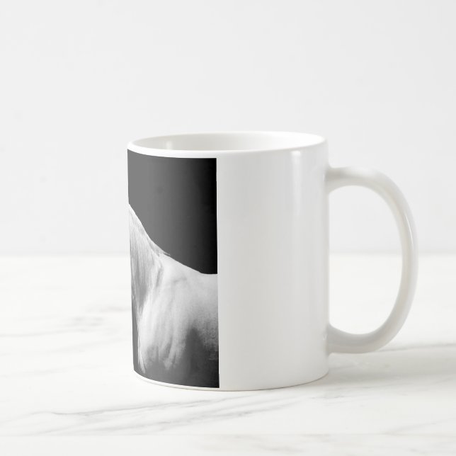 Schwarzes und Weiß Kaffeetasse (Rechts)