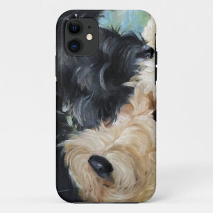 Schwarzes und wheaten schottische Terrier iPhone 11 Hülle