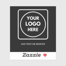 Schwarzes Vinyl-Logo-Geschäfts-Promo-QR-Code-Label Aufkleber