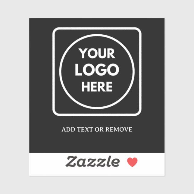 Schwarzes Vinyl-Logo-Geschäfts-Promo-QR-Code-Label Aufkleber (Blatt)