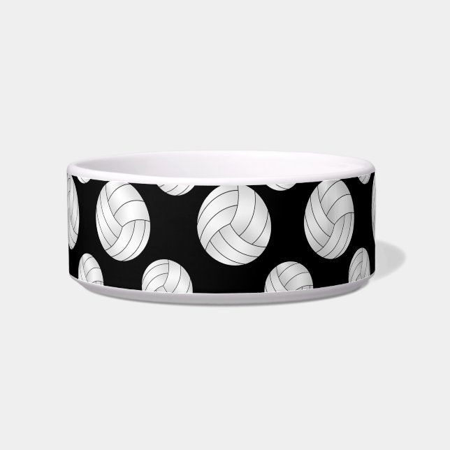 Schwarzes Volleyballmuster Napf (Rechts)
