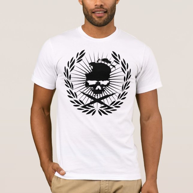 schwarzes Wappen T-Shirt (Vorderseite)