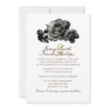 Schwarzes Wasser Rose Elegante Hochzeiten