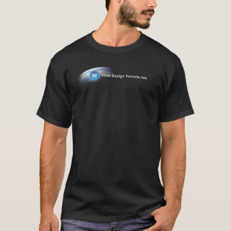 Schwarzes WDF Logo/Titel/ErdSturzflug T-Shirt