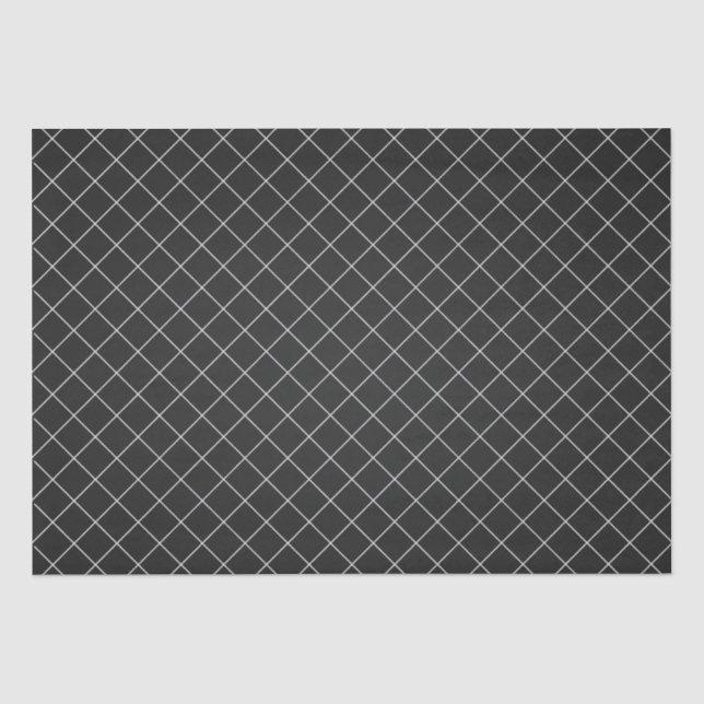 Schwarzes Weihnachtsfest Seidenpapier (Vorderseite)