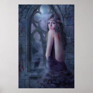 Schwarzes Wings Plakat