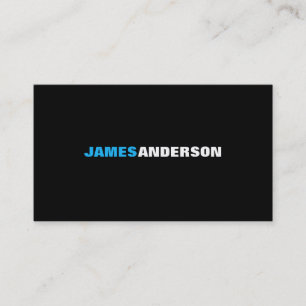 Schwarzes X Visitenkarte