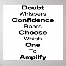 Schwarzes Zitat Poster Print #19