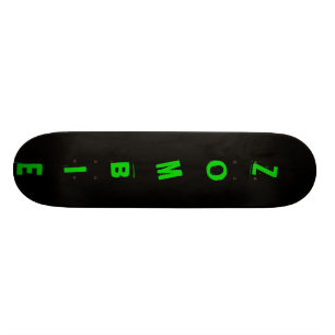 Schwarzes, ZOMBIE Skateboard