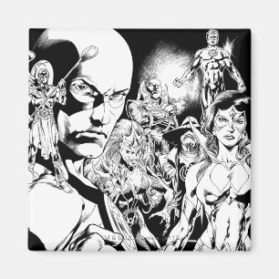 Schwärzeste NachtComic-Platte 2 Magnet