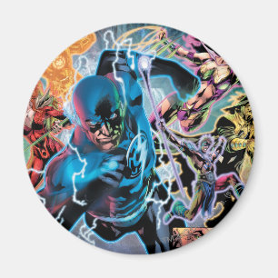 Schwärzeste NachtComic-Platte - Farbe Magnet