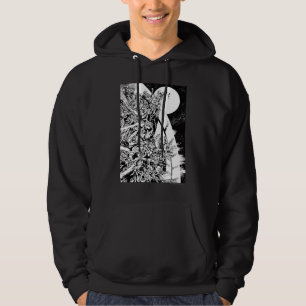Schwärzeste Nachtgruppe und Mond 2 Hoodie