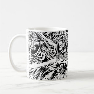 Schwärzeste Nachtgruppe und Mond 2 Kaffeetasse