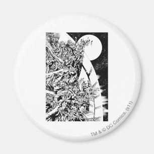 Schwärzeste Nachtgruppe und Mond 2 Magnet