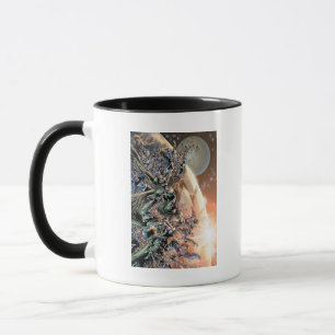 Schwärzeste Nachtgruppe und -mond Tasse