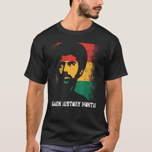 Schwarzfaust-Shirt Afrikanischer amerikanischer St T-Shirt (Vorderseite)