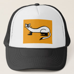 Schwarzfüßiger FERRET- Wildtierkrieger - Natur - Truckerkappe