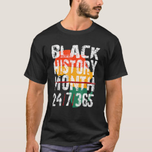 Schwarzgeschichte Monat 247365 Afrika für Männer F T-Shirt