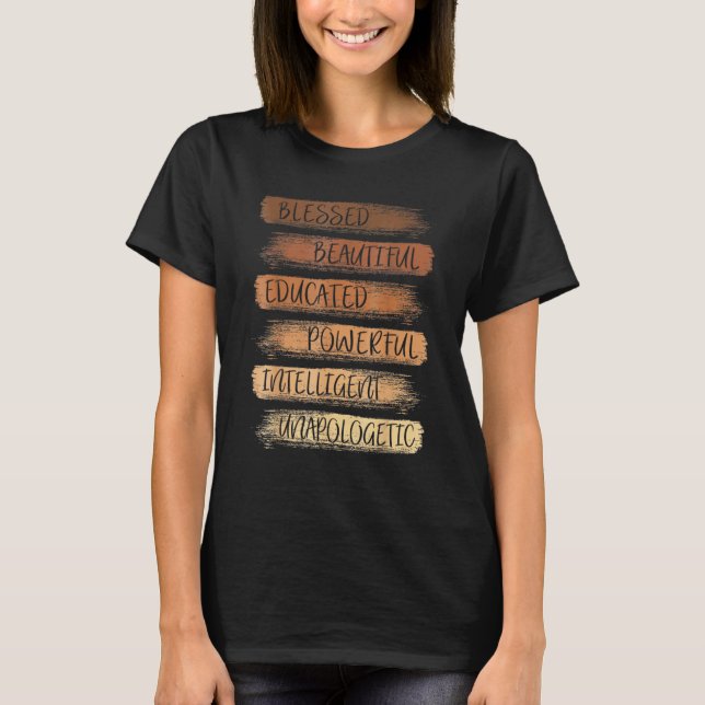 Schwarzgeschichte Monat 247365 Afrikanischer Ameri T-Shirt (Vorderseite)