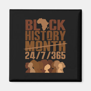 Schwarzgeschichte Monat 247365 Afrikanischer Schwa Magnet