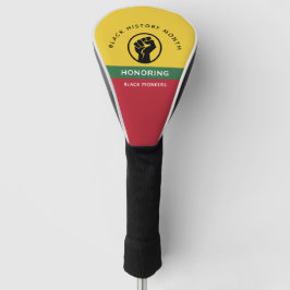Schwarzgeschichte Monat Afrikanisch-amerikanischer Golf Headcover