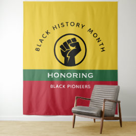 Schwarzgeschichte Monat Afrikanisch-amerikanischer Wandteppich