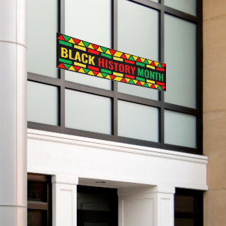 Schwarzgeschichte Monat, Afrikanische Feier Banner
